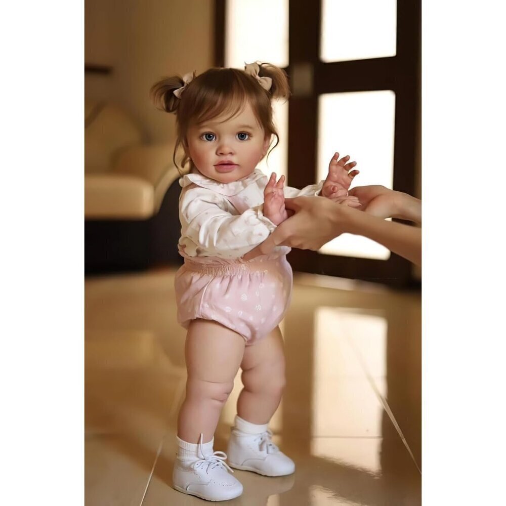 ❤️ 26 Inch Baby Girl Doll Vinyl Soft Cuddly Body Realistic Reborn